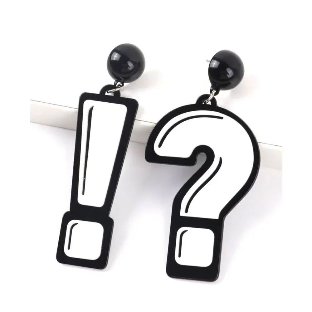 Question Exclamation Mark Earrings